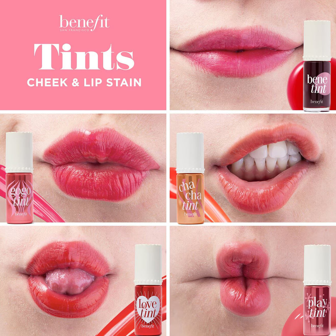 Benetint Cheek & Lip Stain – Teinte Rose Iconique Longue Tenue