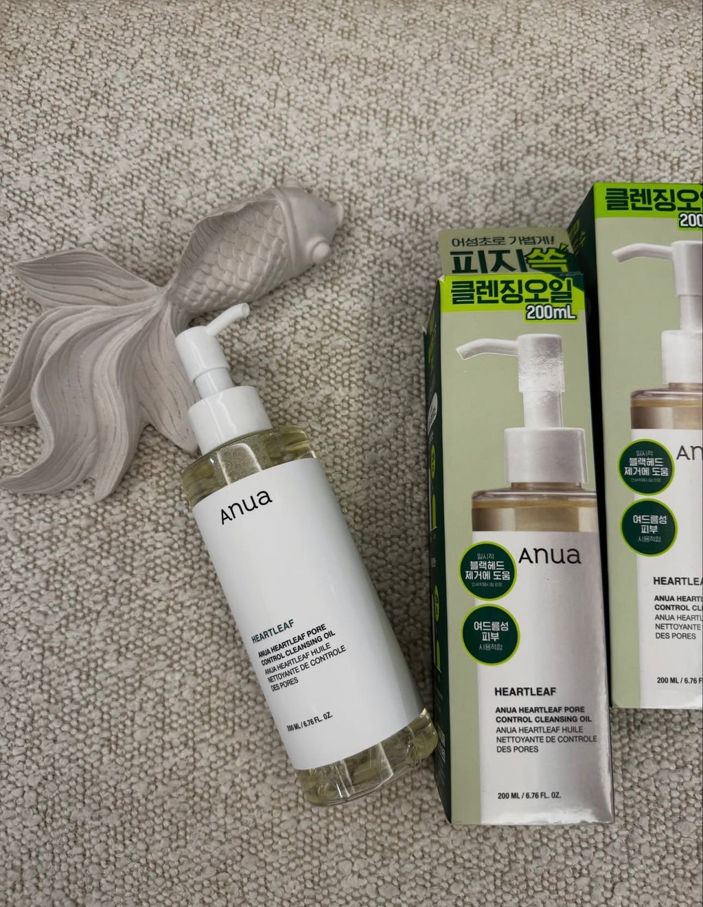 Anua Heartleaf Pore Control Cleansing Oil – Huile Démaquillante Douce Anti-Impuretés