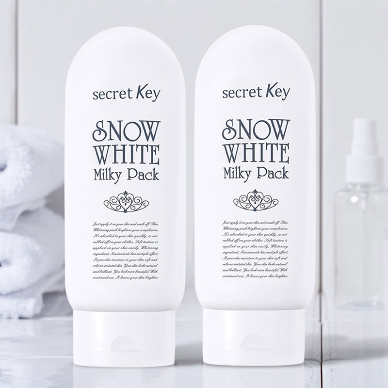 Secret Key Snow White Milky Pack – Crème Éclaircissante & Tone-Up