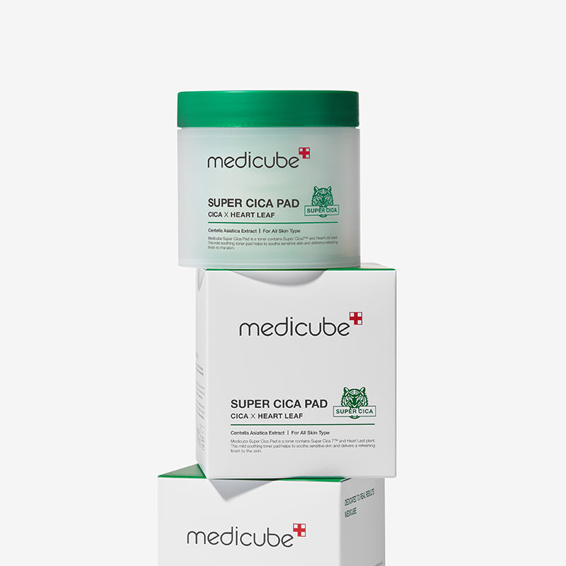 Medicube Super Cica Toner Pad – Pads Toniques Apaisants pour le Visage