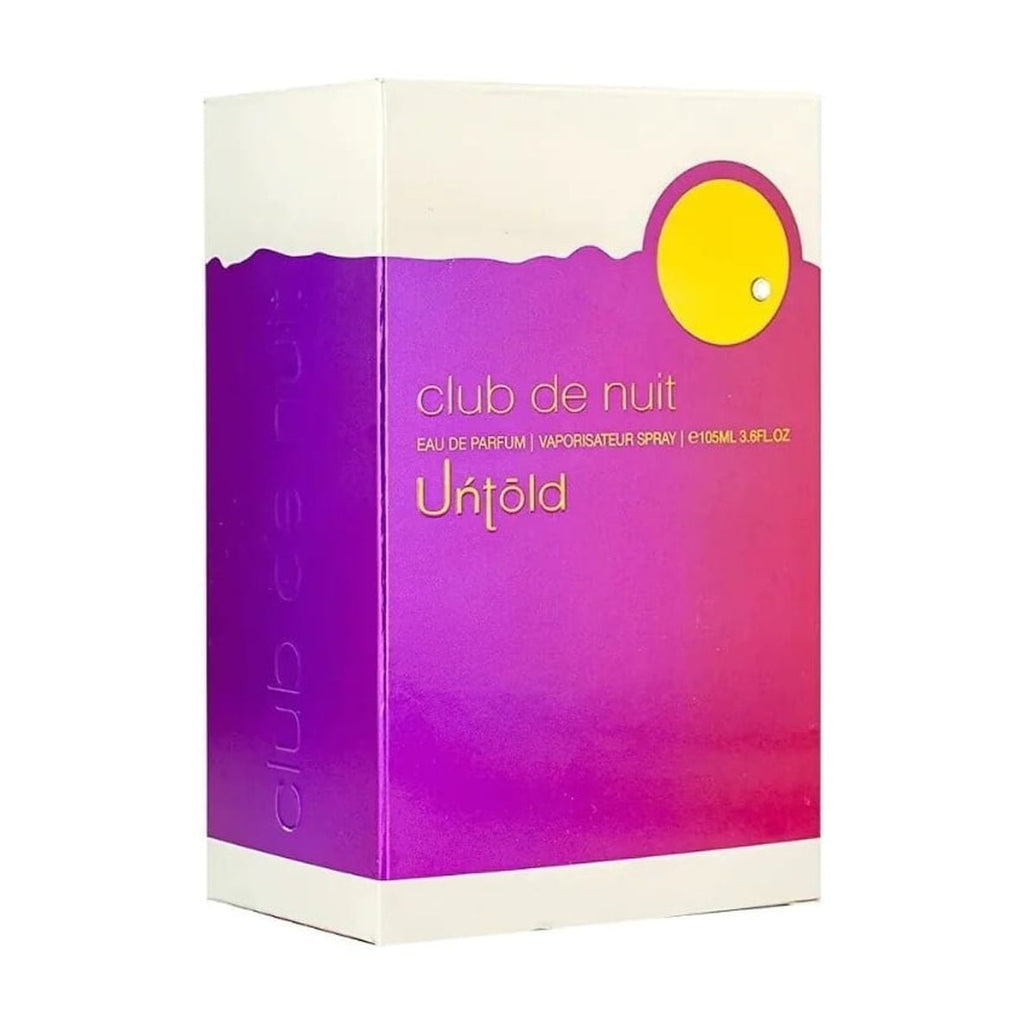 Armaf Club De Nuit Untold EDP 105ml (3.6 oz) – Parfum Unisexe Élégant