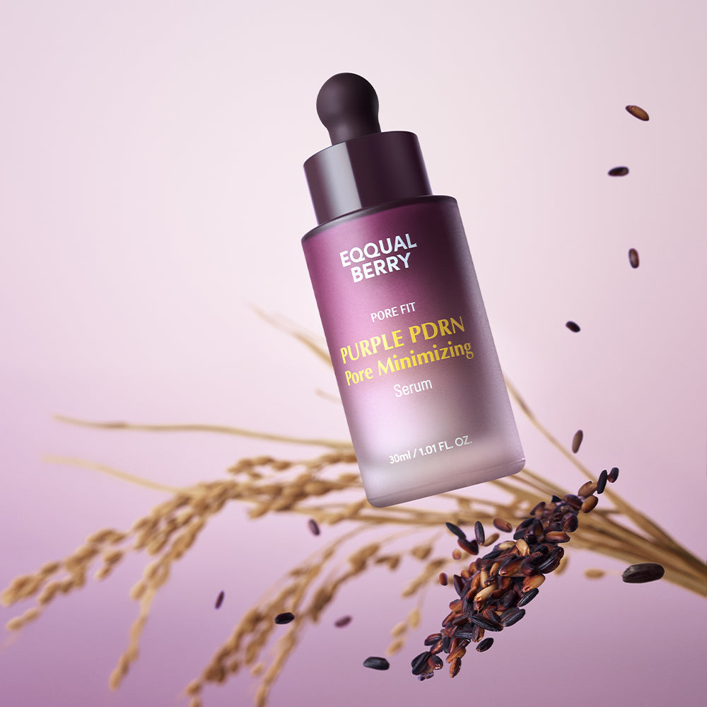EQQUALBERRY Purple PDRN Pore Minimizing Serum – Sérum Anti-Pores & Glow