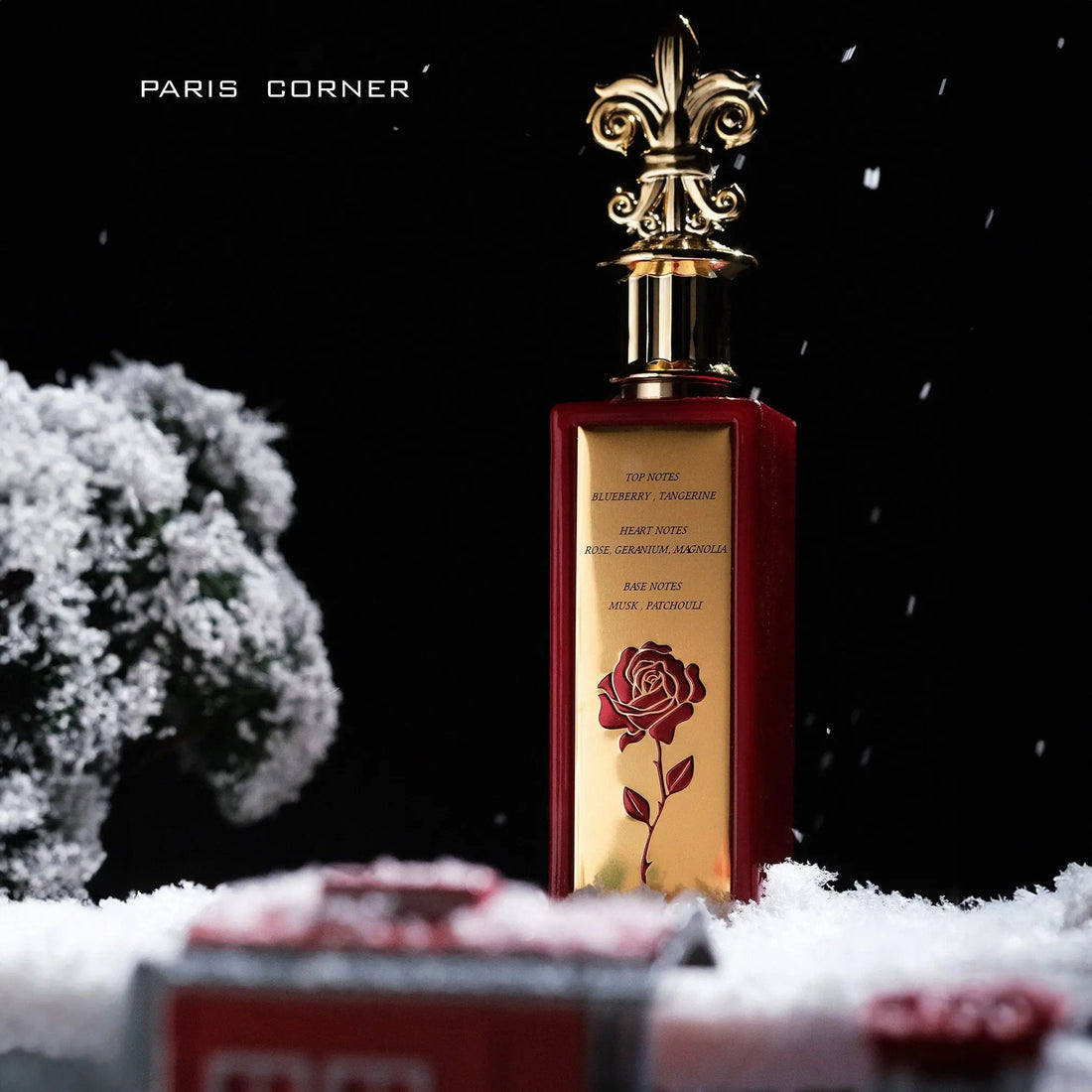 December Rose – Paris Corner | Eau de Parfum 85 ml | Floral & Fruité, Élégant et Romantique