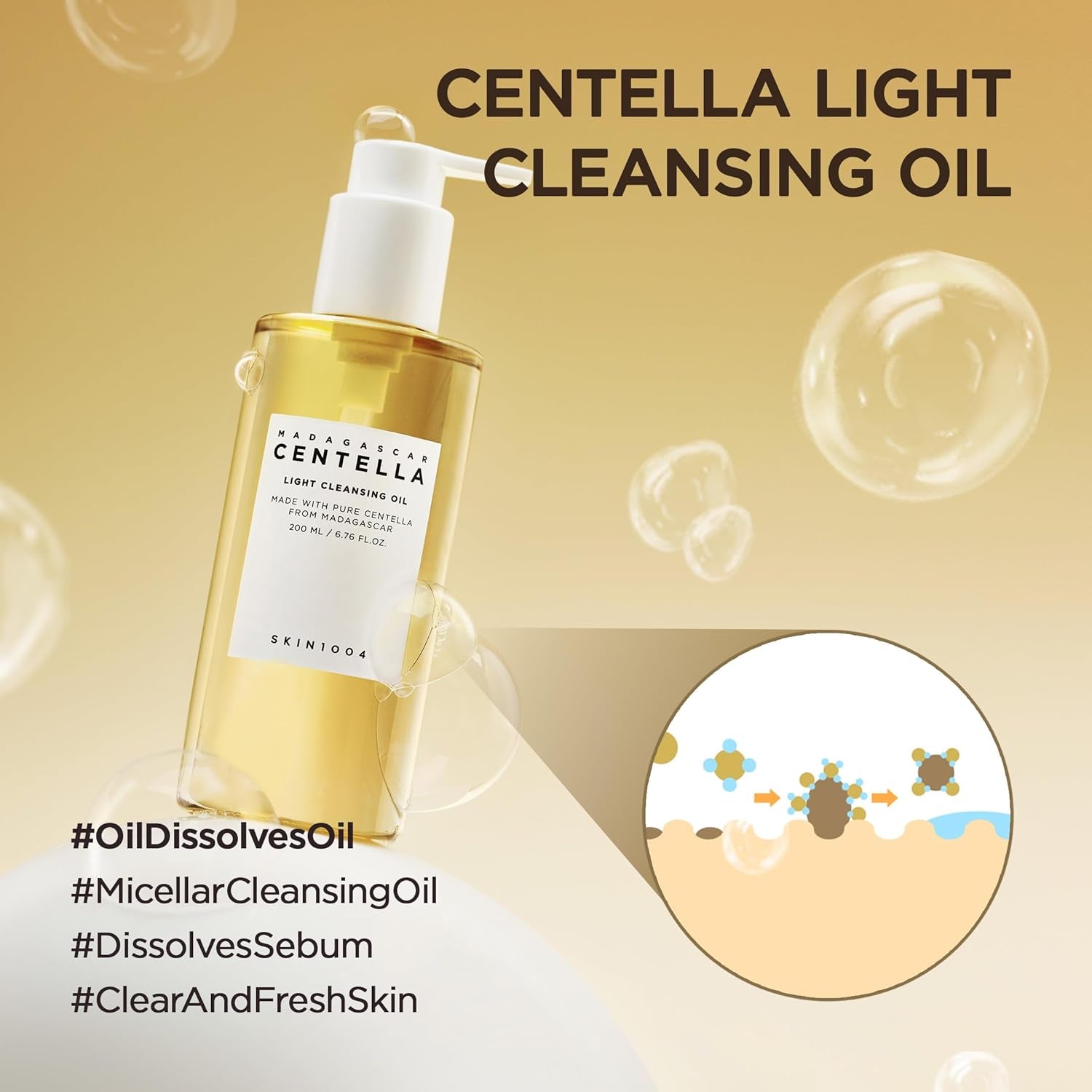 Centella Light Cleansing Oil
Light & Gentle Cleansing Oil