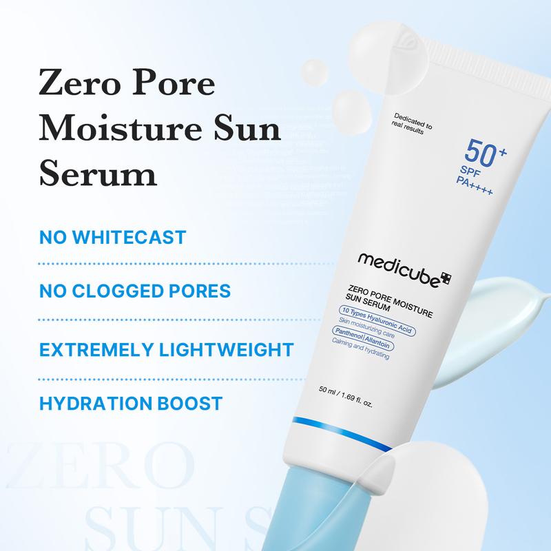 MEDICUBE Zero Pore Moisture Sun Serum SPF 50+ PA++++ 50ml
