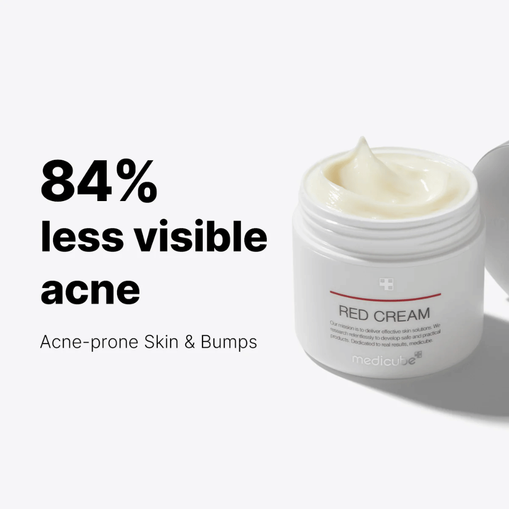 MEDICUBE – Red Cream | Crème Apaisante & Réparatrice Visage