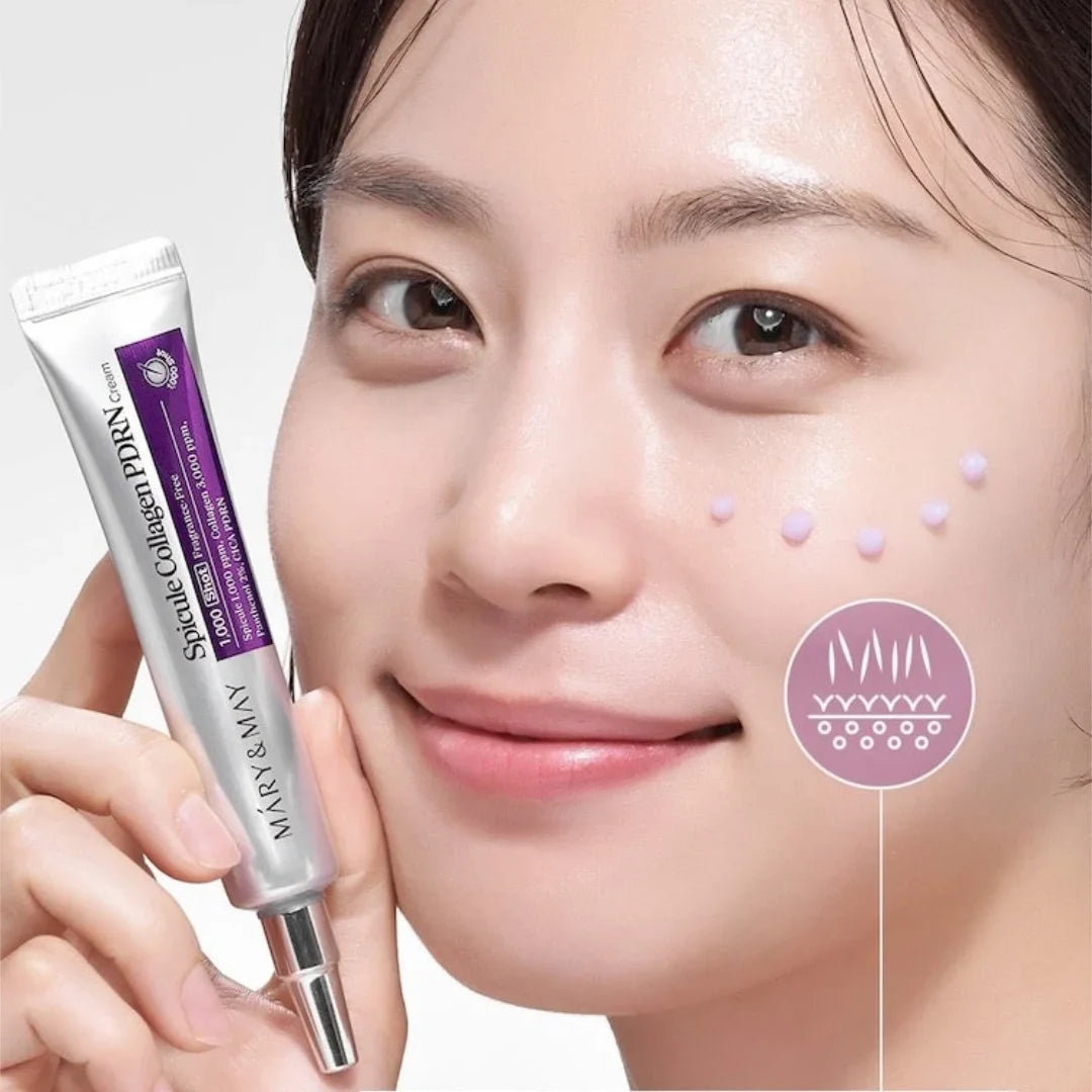 Mary&May Spicule Collagen PDRN Cream 15ml – Crème Raffermissante & Réparatrice