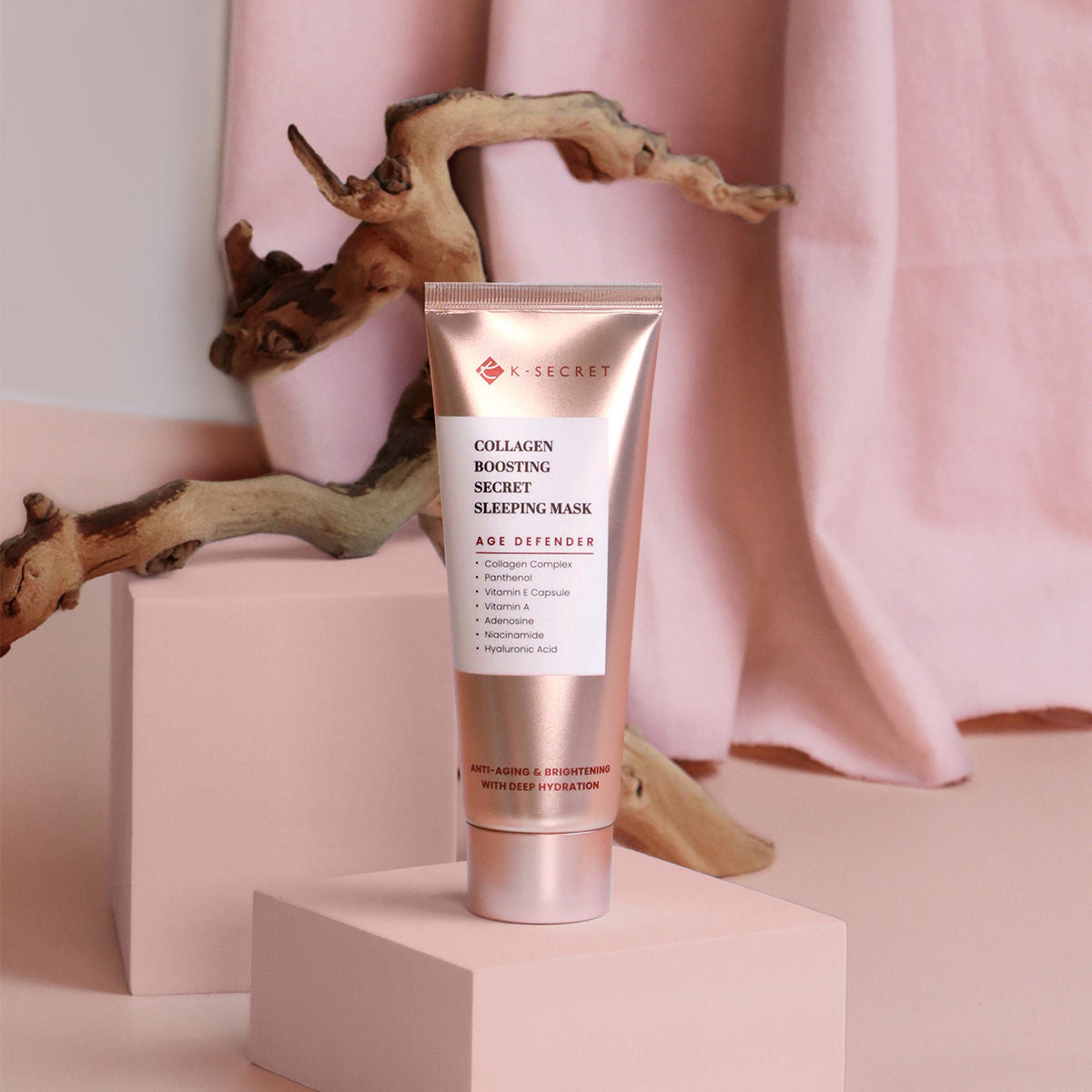 K-SECRET Collagen Boosting Secret Sleeping Mask – Masque de Nuit Raffermissant