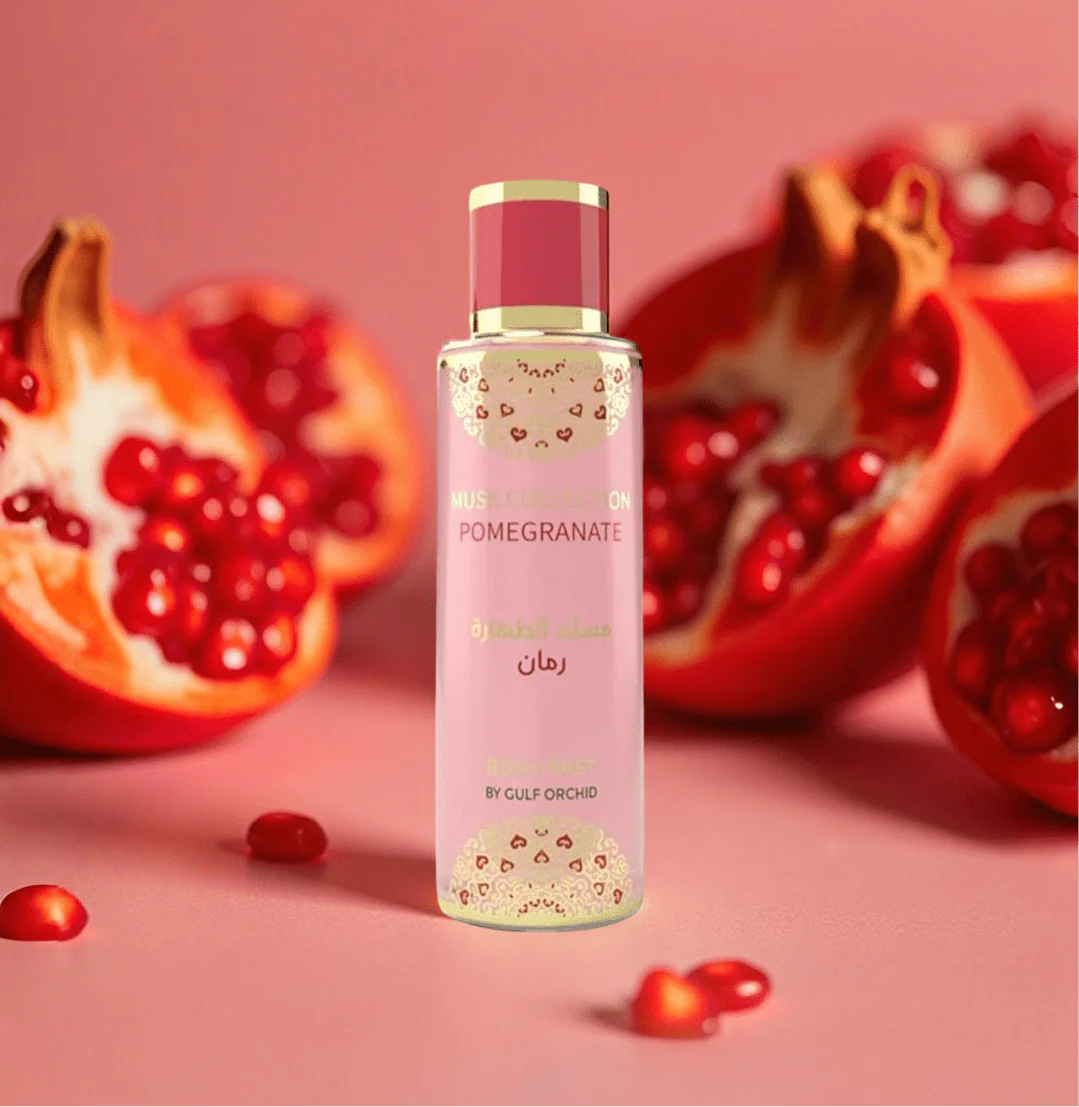 Gulf Orchid Pomegranate Long-Lasting Body Mist 250ml – Brume Parfumée Fruité & Fraîche