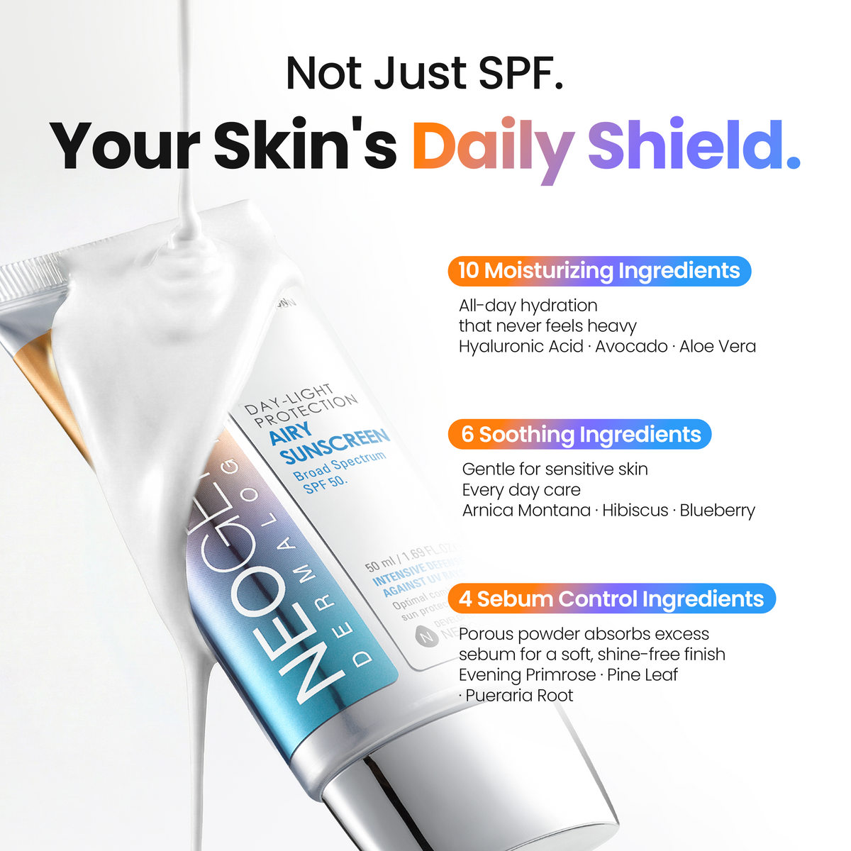 NEOGEN Lab Day-Light Protection Airy Sunscreen SPF50 – Protection Solaire Légère