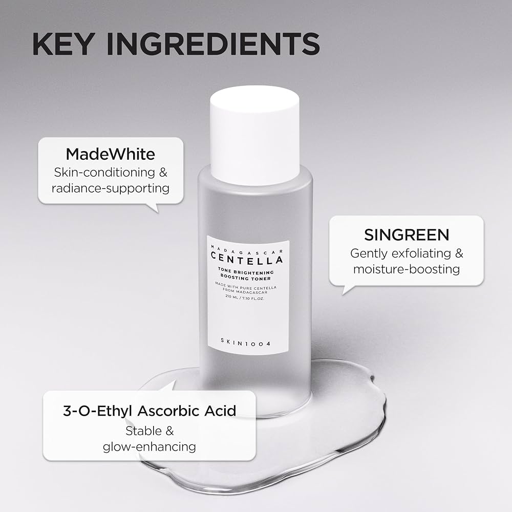 Skin1004 Madagascar Centella Brightening & Even Toning Toner 210ml – Tonique Éclat & Hydratation