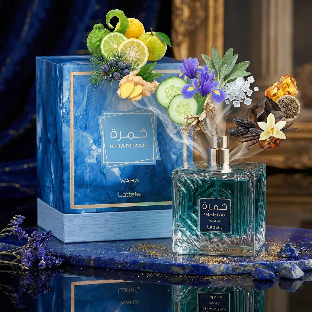 Lattafa Khamrah Waha Eau de Parfum 100ml – Parfum Oriental Gourmand & Exotique