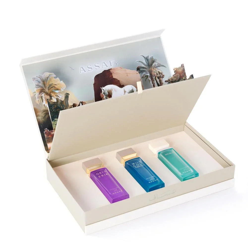 Foundation Day Group by Assaf – Coffret 3×100 ml | Élégance, Héritage & Excellence Olfactive