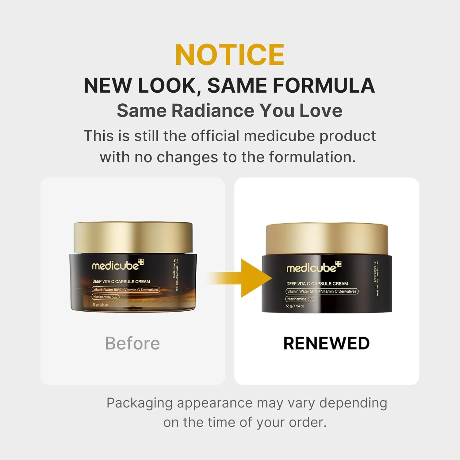 Medicube Deep Vita C Capsule Cream – 55 g