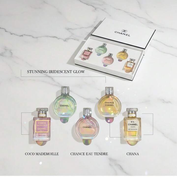 CHANEL Coffret Mini Parfums Femme – 5 × 7,5ml Eau de Parfum