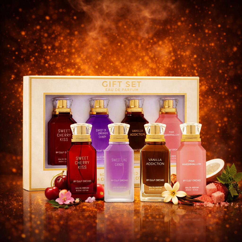 Gulf Orchid Sweet Edition Gift Set – Eau de Parfum 4 × 30 ml