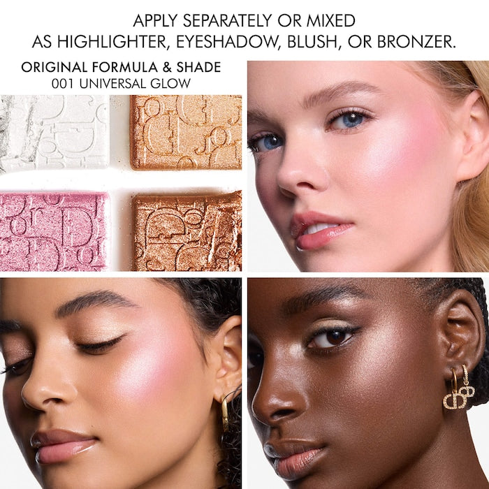 Dior Backstage Glow Maximizer Face Palette – Palette Highlighter & Blush Multi-Usage