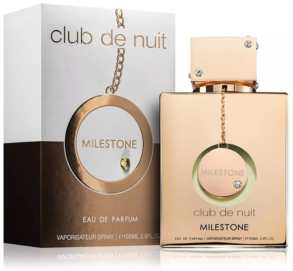 Armaf Club de Nuit Milestone Eau de Parfum 105ml – Parfum Marin, Fruité & Boisé