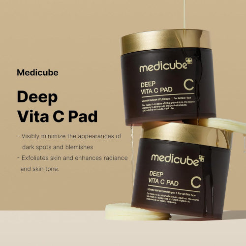 Medicube Deep Vita C Pad – Pads Toniques Éclat & Anti-Taches