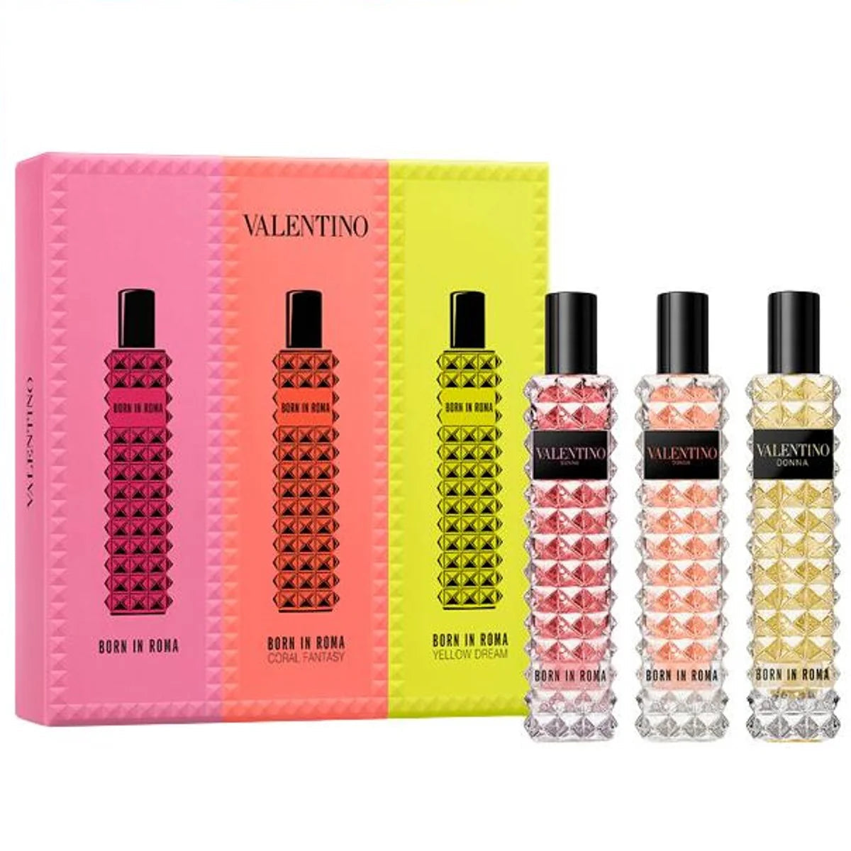 Valentino
BORN IN ROMA DONNA
Discovery Trio 3x15ml Gift Set