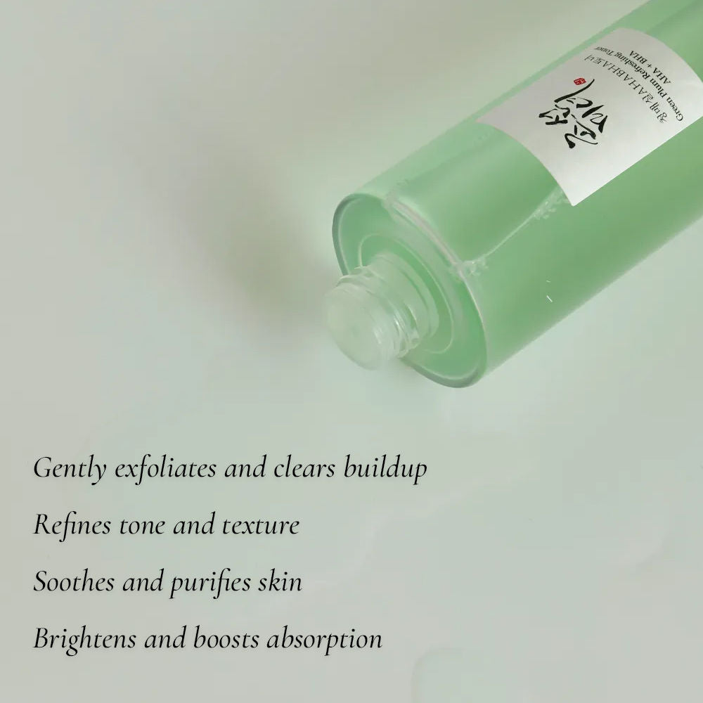 Beauty of Joseon Green Plum Refreshing Toner - AHA+BHA
(150ml)