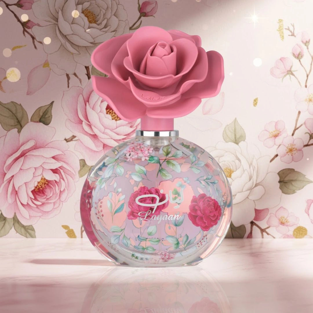 Lattafa Layaan Eau de Parfum 75ml – Parfum Femme Floral Frais & Élégant