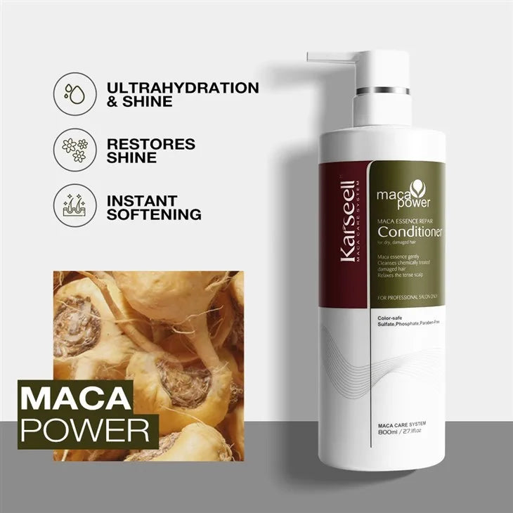 Karseell Maca Essence Conditioner 500ml – Après-Shampooing Nourrissant & Réparateur