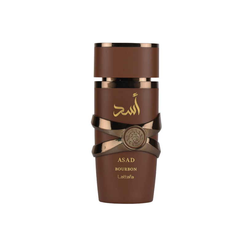Lattafa Asad Bourbon Eau de Parfum – Parfum Unisexe Vanille Bourbon & Ambre 100ml