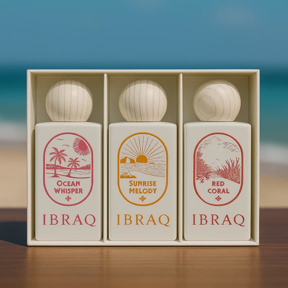 Ibrahim Al Qurashi Summer Ocean Mini Collection – Coffret Parfum 3 x 10ml Unisexe