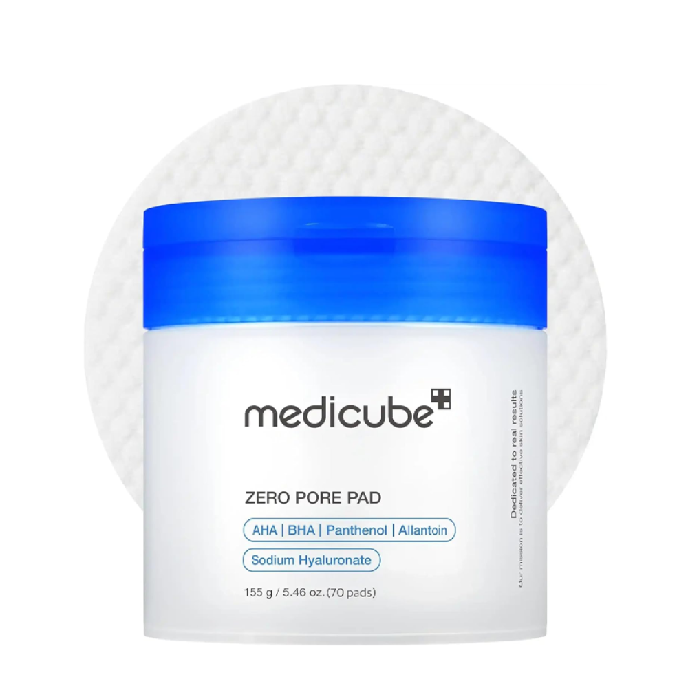 Medicube Zero Pore Pads – Disques Exfoliants & Réducteurs de Pores (70 Pads)