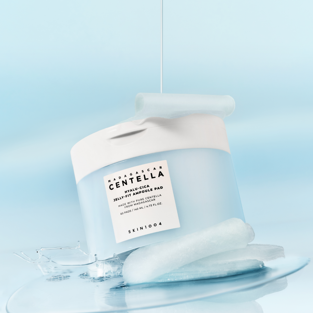 SKIN1004 Madagascar Centella Hyalu-Cica Jelly-Fit Ampoule Pad – Hydratation et Apaisement