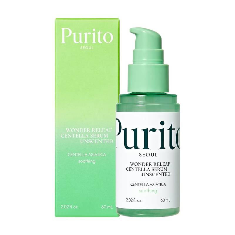 Purito Wonder Releaf Centella Serum – Sérum Apaisant et Réparateur 49% Centella Asiatica 60ml