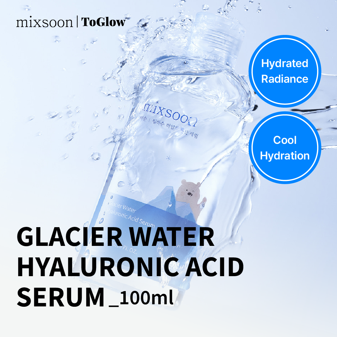 mixsoon Glacier Water Hyaluronic Acid Serum | Deep Hydration Serum with Glacier Water