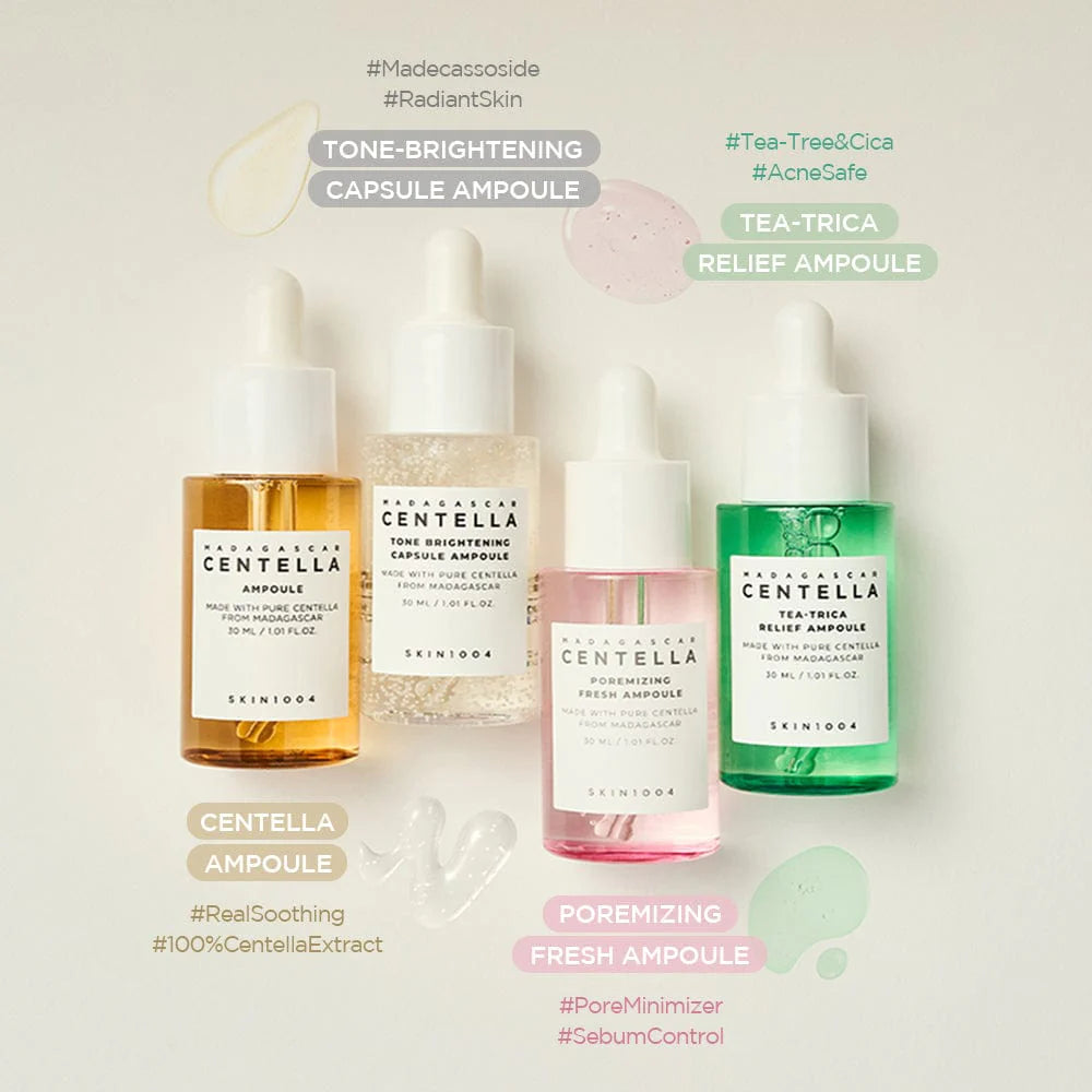 SKIN1004 Madagascar Centella Ampoule Kit – Coffret Sérums Hydratants & Apaisants