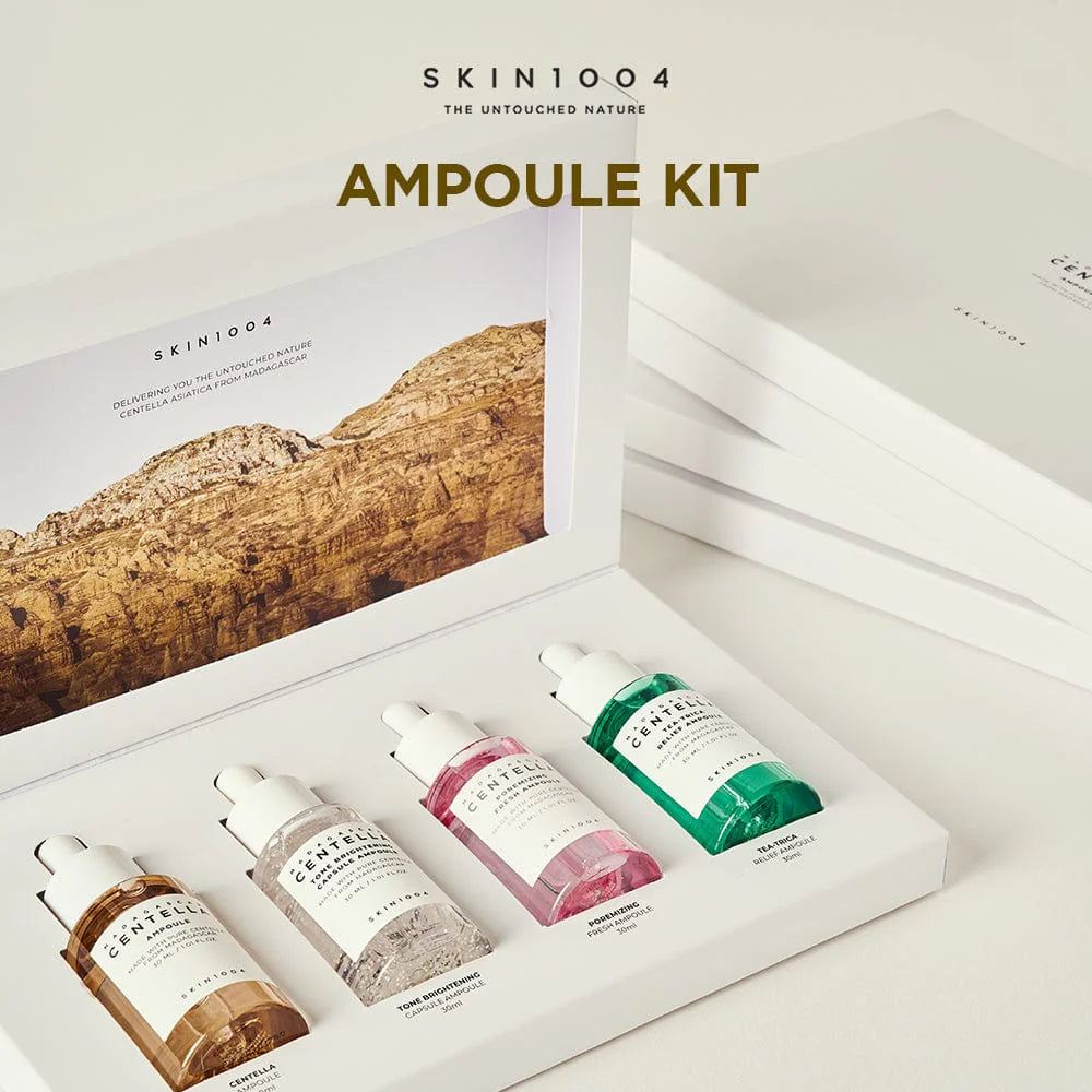SKIN1004 Madagascar Centella Ampoule Kit – Coffret Sérums Hydratants & Apaisants
