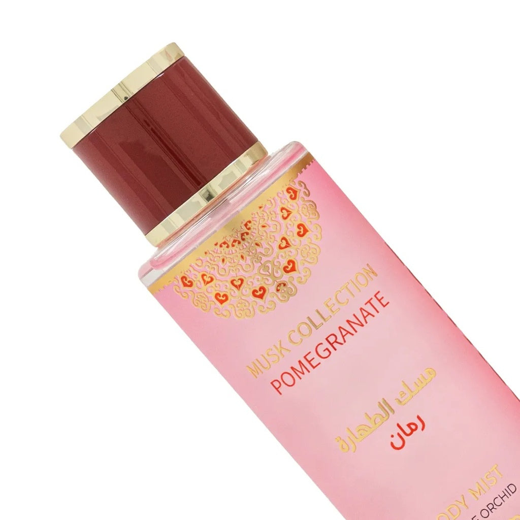 Musk Collection Body Mist Pomegranate 250 ml – Brume Parfumée pour le Corps