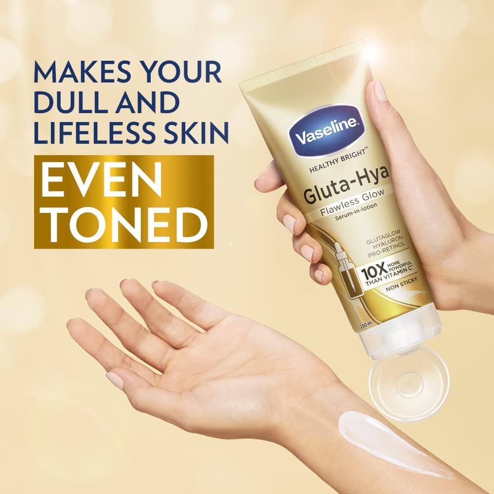 Vaseline Gluta-Hya Flawless Glow 300 ml – Soin Corps Hydratant Éclat