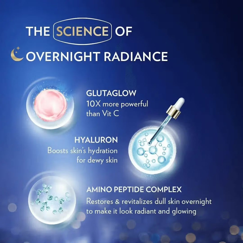 Vaseline Gluta-Hya Overnight Radiance 300 ml – Sérum-Lotion Corps aux Amino Peptides