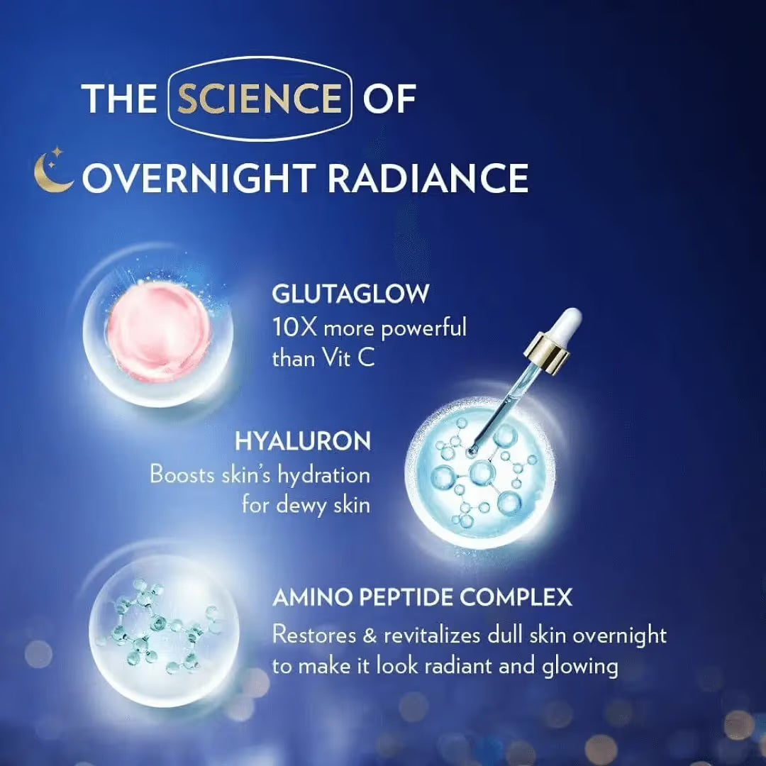 Vaseline Gluta-Hya Overnight Radiance 300 ml – Sérum-Lotion Corps aux Amino Peptides