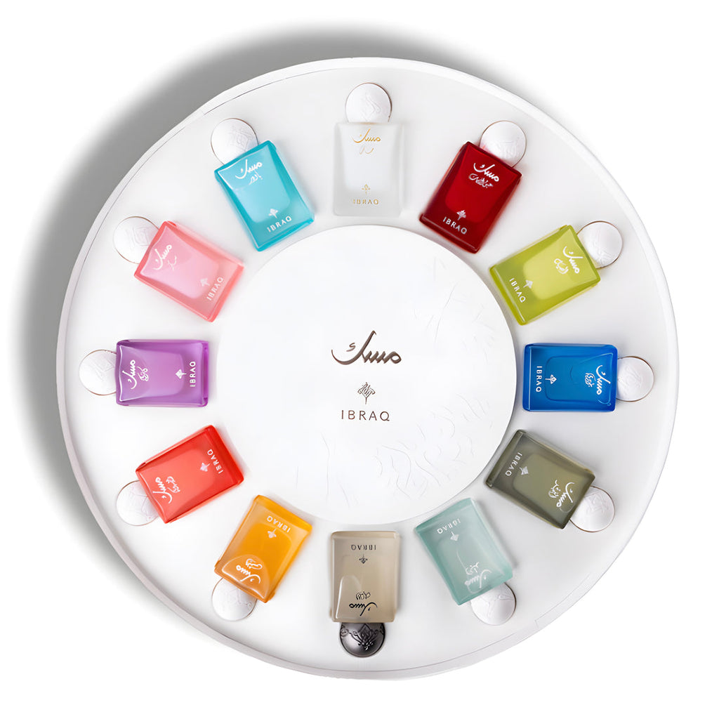 IBRAQ Musk Box – Coffret de 12 Parfums Musqués 12 × 20 ml